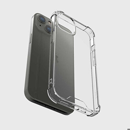 iPhone 13 Uyumlu Zore Nitro Anti Shock Silikon-Renksiz