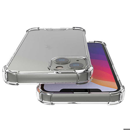 iPhone 13 Uyumlu Zore Nitro Anti Shock Silikon-Renksiz