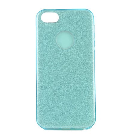 Lexroo Apple iPhone 5 Kılıf Lexroo Shining Silikon - Mavi