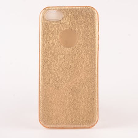 Lexroo Apple iPhone 5 Kılıf Lexroo Shining Silikon - Gold