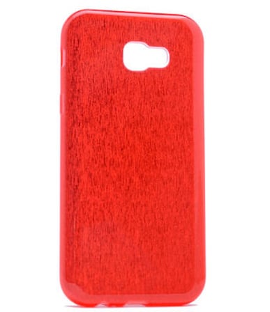 Lexroo Galaxy A7 2017 Kılıf Lexroo Shining Silikon - Kırmızı