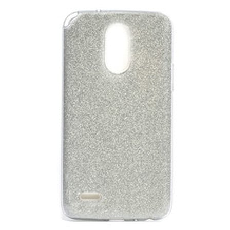 Lexroo LG Stylus 3 Kılıf Lexroo Shining Silikon - Gümüş