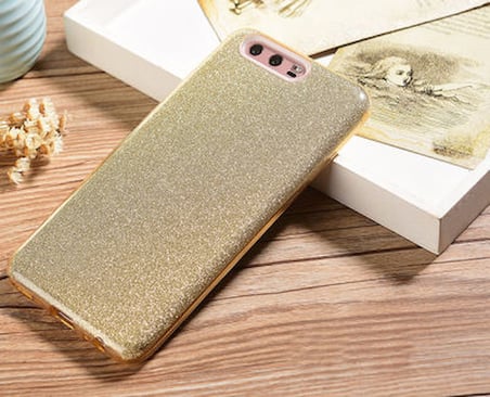 Lexroo Huawei P10 Kılıf Lexroo Shining Silikon - Gold