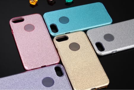 Lexroo Apple iPhone 8 Kılıf Lexroo Shining Silikon - Kırmızı