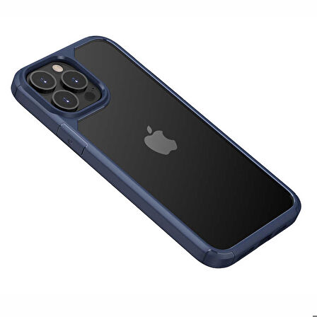 iPhone 13 Pro Uyumlu Zore Roll Kapak-Mavi