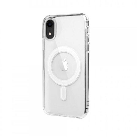 iPhone XR 6.1 Uyumlu Zore Tacsafe Wireless Kapak-Renksiz