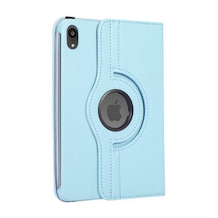 Lexroo iPad Mini 2021 (6.Nesil) Dönebilen Standlı Kılıf - Mavi