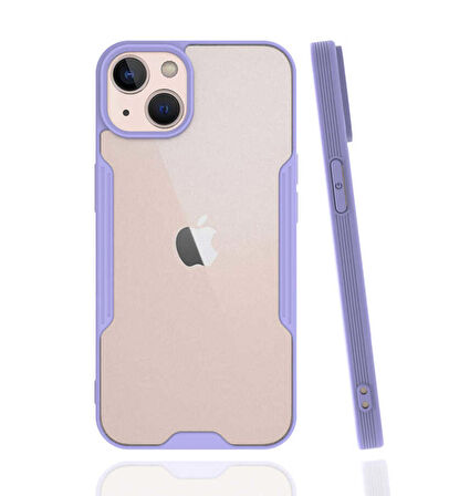 iPhone 13 Mini Uyumlu Zore Parfe Kapak-Mor