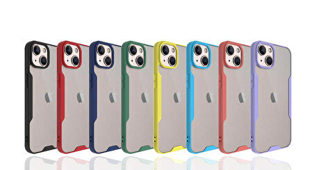 iPhone 13 Mini Uyumlu Zore Parfe Kapak-Mor