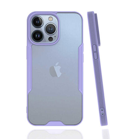 iPhone 13 Pro Uyumlu Zore Parfe Kapak-Mor