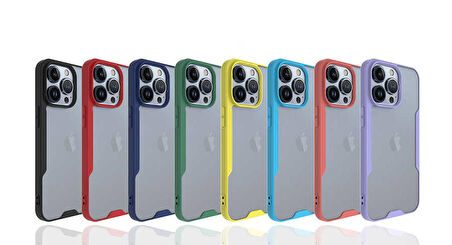 iPhone 13 Pro Uyumlu Zore Parfe Kapak-Mor