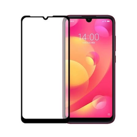 Lexroo Xiaomi Mi Play Kenarları Kırılmaya Dayanıklı Cam Ekran Koruyucu - Siyah