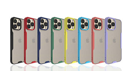 iPhone 13 Pro Max Uyumlu Zore Parfe Kapak-Mor
