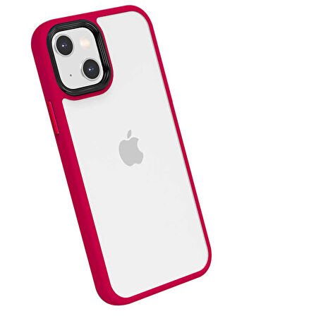 iPhone 13 Uyumlu ​​ Cann Kılıf-Kırmızı
