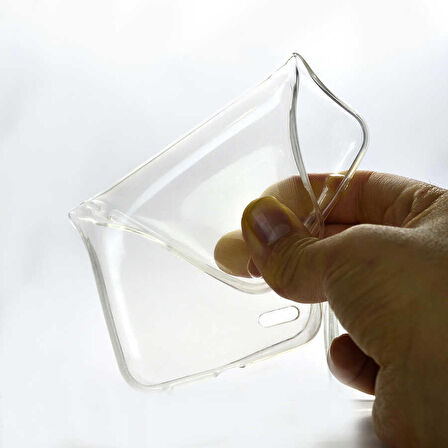 iPhone XS 5.8 Uyumlu Zore Süper Silikon Kapak-Renksiz