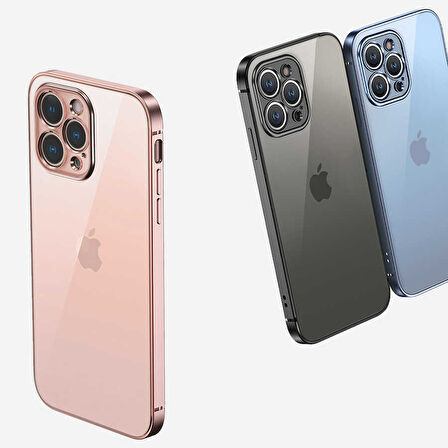 iPhone 13 Mini Uyumlu Zore Gbox Kılıf-Gold