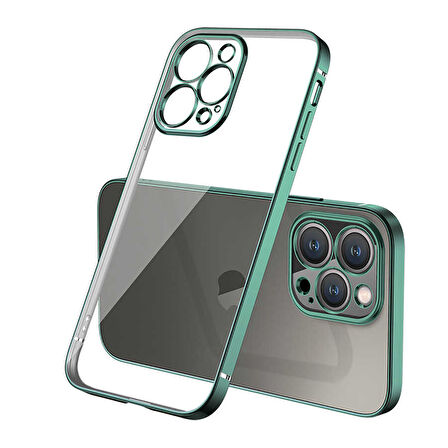 iPhone 13 Pro Max Uyumlu Zore Gbox Kılıf-Koyu Yeşil