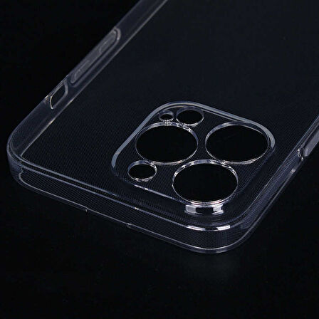 iPhone 13 Pro Max Uyumlu Zore İmax Silikon-Renksiz