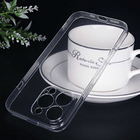 iPhone 13 Pro Max Uyumlu Zore İmax Silikon-Renksiz