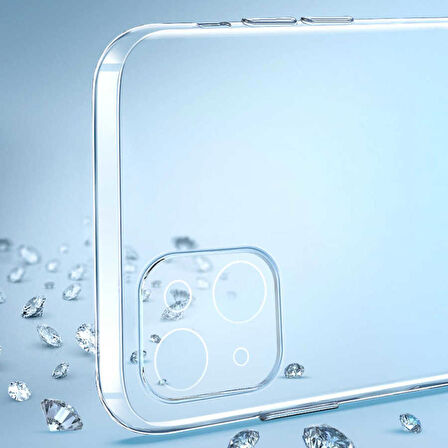 iPhone 13 Mini Uyumlu Zore Blok Kapak-Renksiz