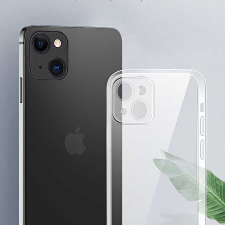 iPhone 13 Mini Uyumlu Zore Blok Kılıf-Renksiz