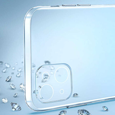 iPhone 13 Mini Uyumlu Zore Blok Kılıf-Renksiz