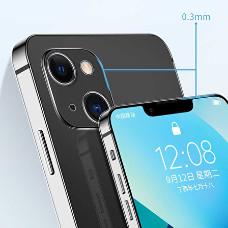 iPhone 13 Mini Uyumlu Zore Blok Kılıf-Renksiz