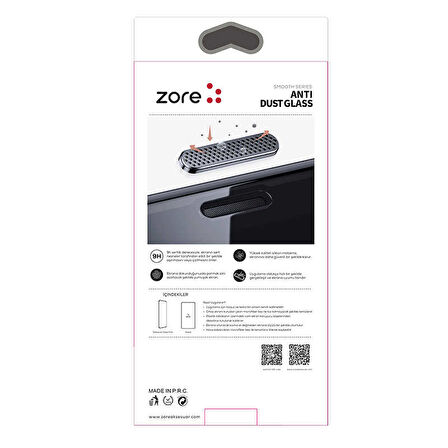 iPhone 14 Plus Uyumlu Zore Anti-Dust Temperli Ekran Koruyucu