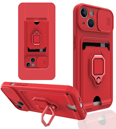 iPhone 13 Uyumlu ​ Pelit Kılıf-Kırmızı