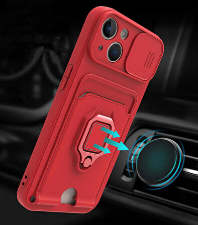iPhone 13 Uyumlu ​Ensueno Pelit Kapak-Lila