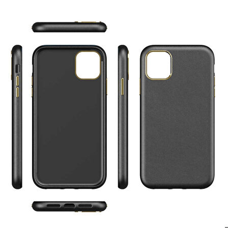 iPhone 11 Uyumlu Zore Natura Kapak-Kahverengi