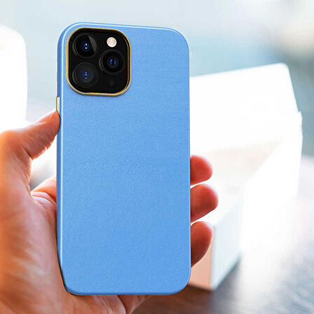iPhone 12 Uyumlu Zore Natura Kapak-Lacivert