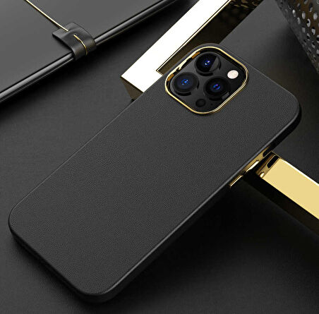iPhone 12 Pro Uyumlu Zore Natura Kapak-Kahverengi