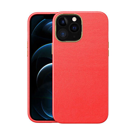iPhone 12 Pro Uyumlu Zore Natura Kılıf-Kırmızı