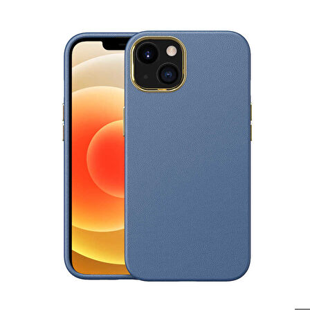 iPhone 13 Mini Uyumlu Zore Natura Kapak-Lacivert