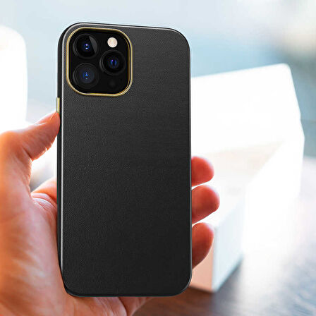 iPhone 13 Pro Uyumlu Zore Natura Kılıf-Siyah