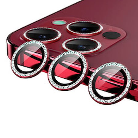 Lexroo iPhone 11 Pro Kamera Lens Koruyucu - Kırmızı
