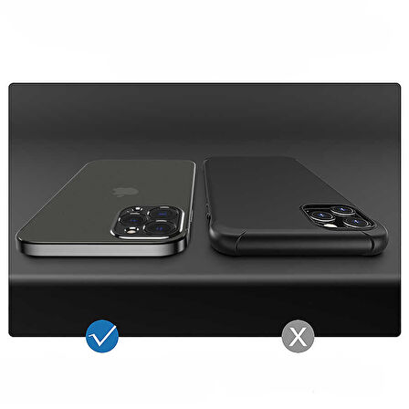 iPhone 12 Uyumlu Zore Mat Gbox Kılıf-Gümüş