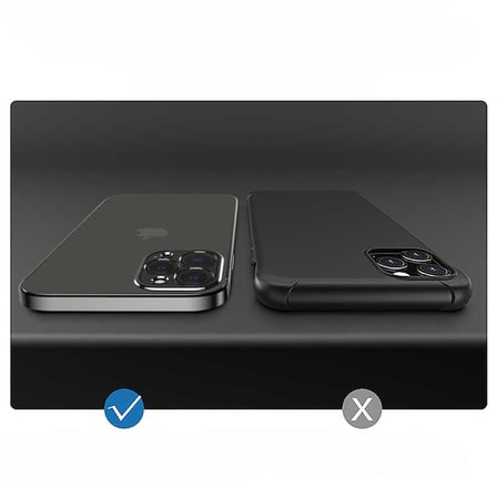 iPhone 12 Pro Max Uyumlu NRTK Mat Gbox Kılıf-Gold