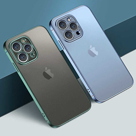 iPhone 13 Uyumlu Zore Mat Gbox Kılıf-Gold