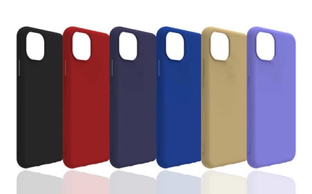 iPhone 13 Pro Max Uyumlu NRTK Biye Silikon-Siyah