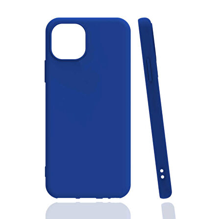 iPhone 13 Pro Max Uyumlu Zore Biye Silikon-Mavi