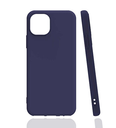 iPhone 13 Pro Max Uyumlu Zore Biye Silikon-Lacivert