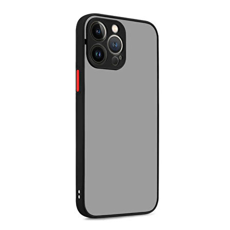 iPhone 13 Pro Uyumlu Zore Hux Kılıf-Siyah