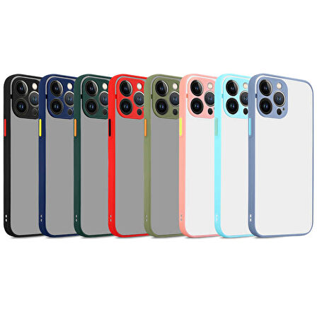 iPhone 13 Pro Max Uyumlu Zore Hux Kılıf-Siyah