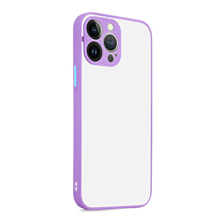 iPhone 13 Pro Max Uyumlu Zore Hux Kılıf-Lila