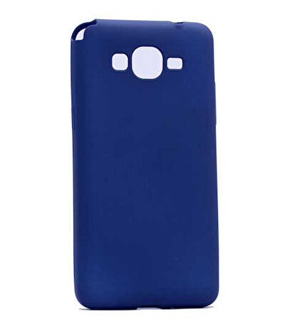 Galaxy Grand Prime Uyumlu Zore Premier Silikon Kapak-Lacivert