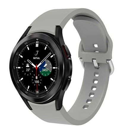 Galaxy Watch 4 Classic 46mm KRD-50 Uyumlu Zore Kordon-Gri