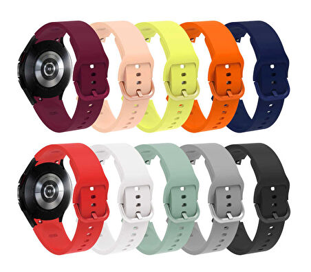 Galaxy Watch 4 44mm KRD-50 Uyumlu Zore Kordon-Sarı