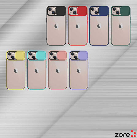 iPhone 13 Mini Uyumlu Zore LNSM-i Kılıf-Kırmızı